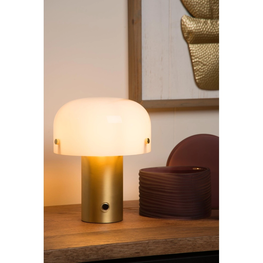 Table lamp Timon 17.5cm gold Lucide 5411212051387