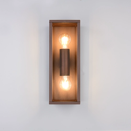Modern wall lamp Garonne M rust brown Trio 4017807687392