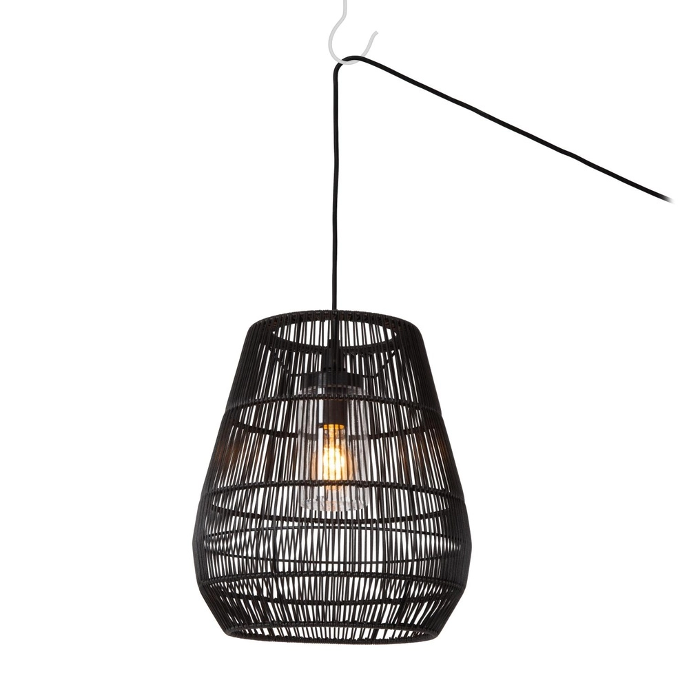 Pendant lamp Nerida black IP44 - Ø 35cm Lucide 5411212031884