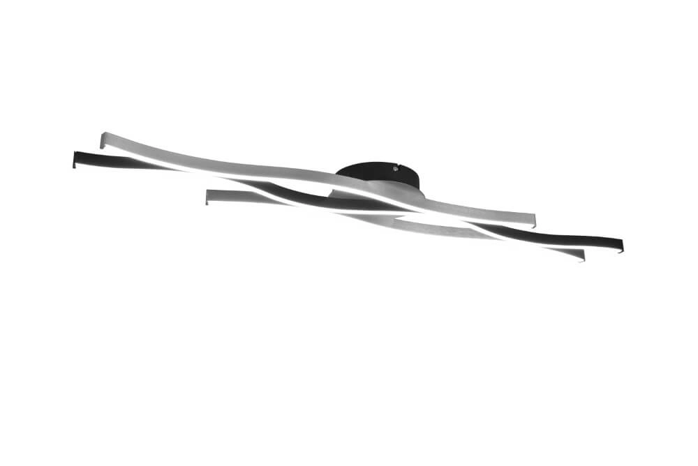 Ceiling light Blaze black with metal