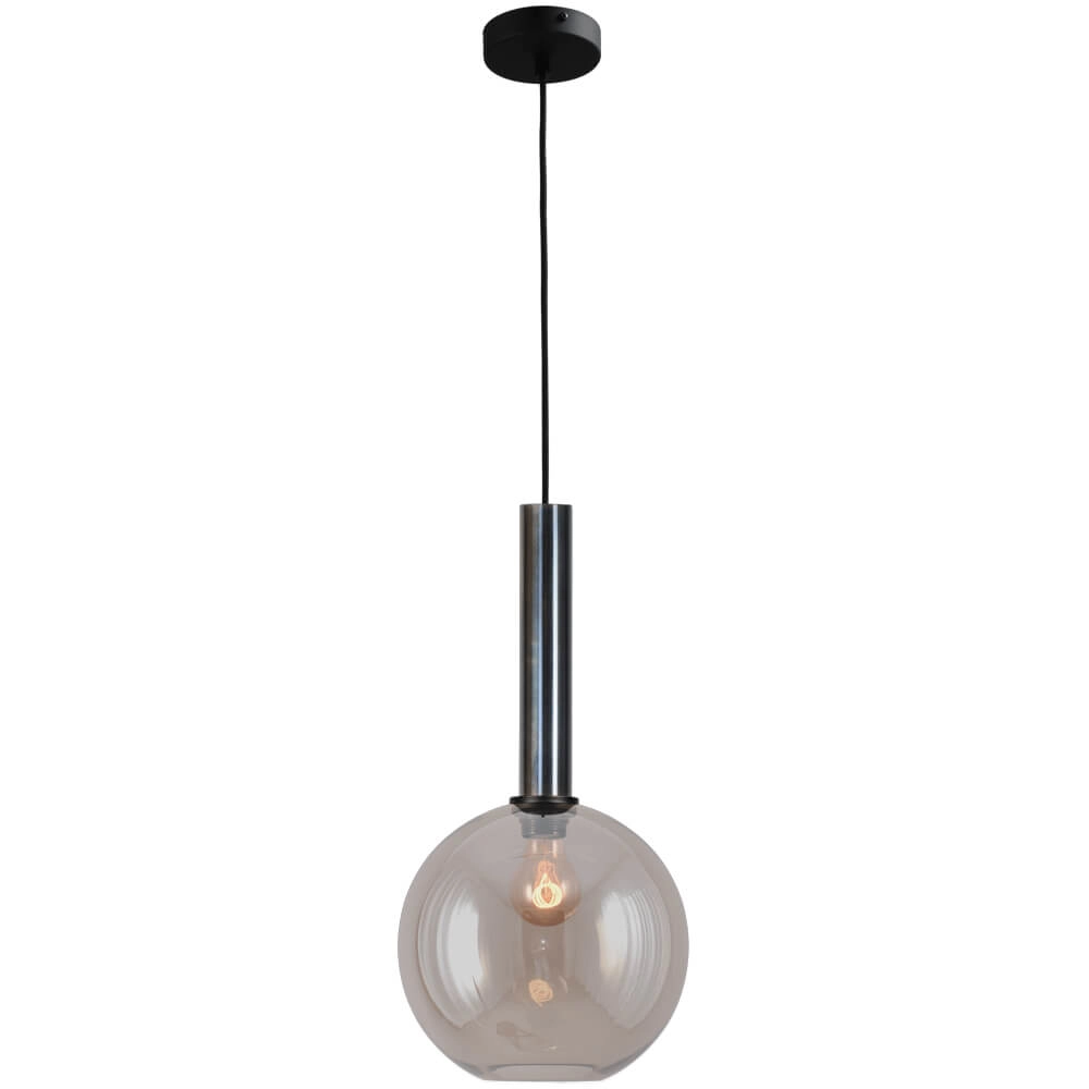 Hanging lamp Ø 25cm Bella 2 Dappled oil with gold glass