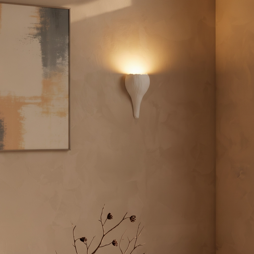 White wall lamp Miso design