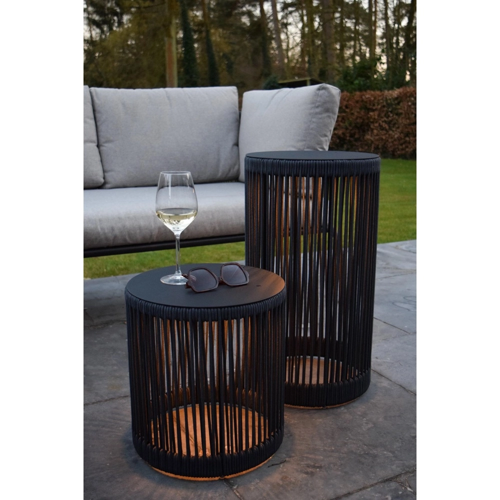 Rechargeable floor lamp Pingi black 36.5 x Ø 33.5cm Lucide 5411212061461