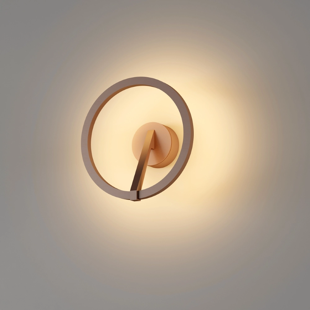 Design wall lamp Oregon Ø 22cm - Brushed bronze