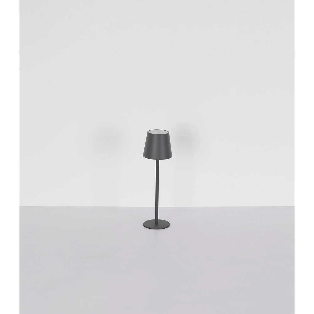 Modern table lamp Vannie I Sand brown also rechargeable for bottle Globo 9007371468805