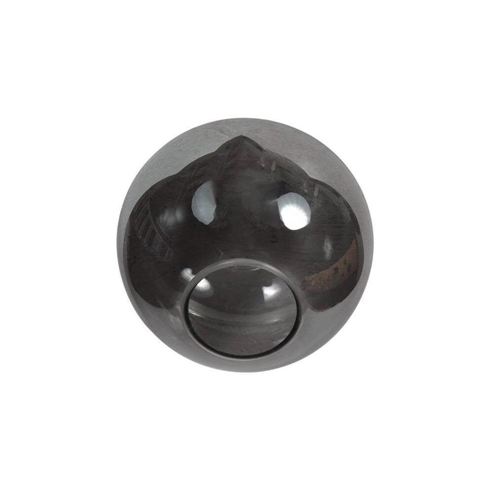 Pendant lamp HaloSwap with 1 ball of smoke glass Ø 15cm Steinhauer 8712746179729