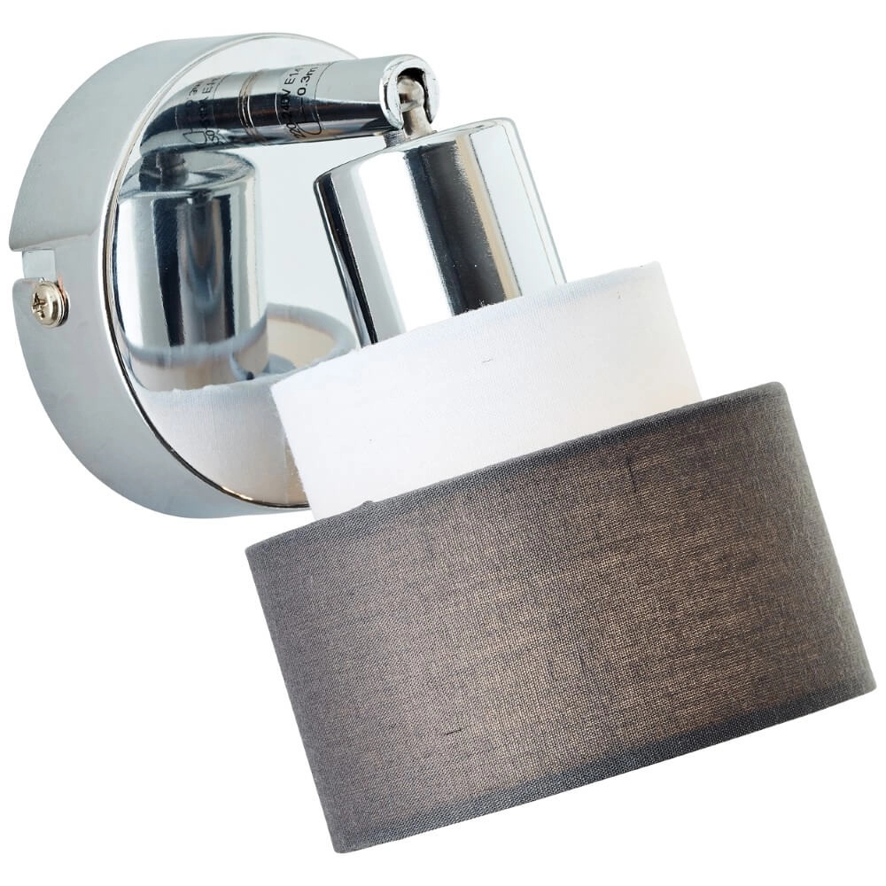 Wall lamp Naples chrome with white Brilliant 4004353424168