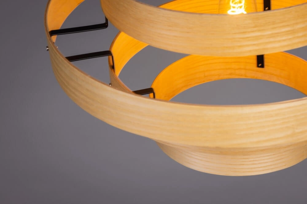 Wooden pendant lamp Oaknut 7-ring ETH 8720195304500
