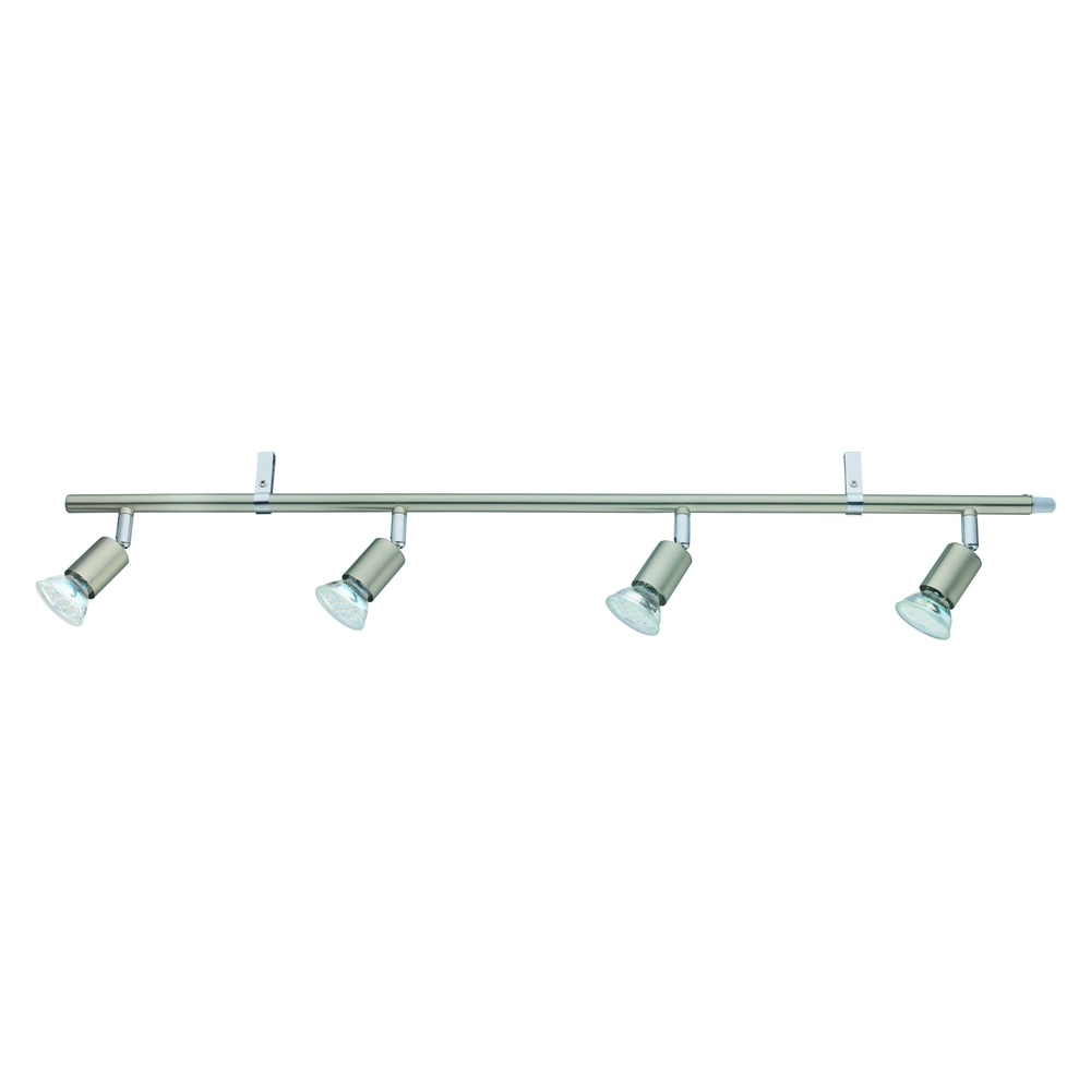 4-light surface-mounted spot Mini nickel