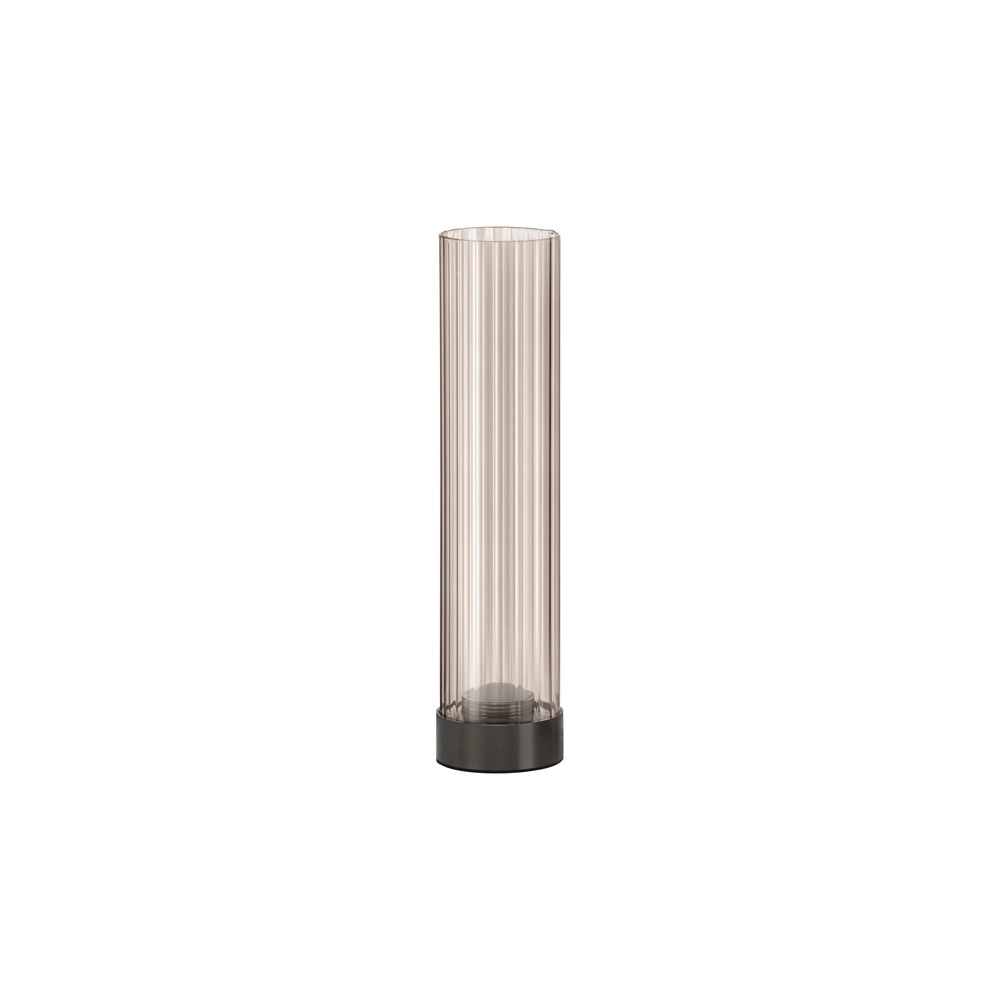 Design table lamp Brielle anthracite with mocha glass Lyora 5212017495457