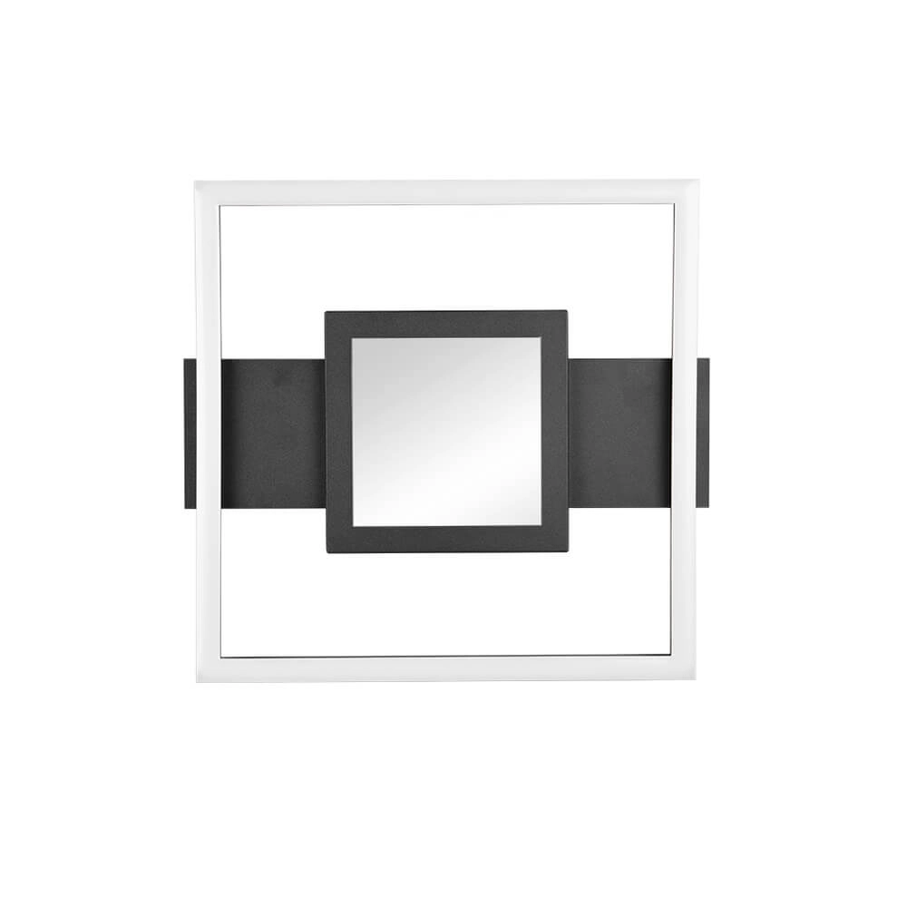 Design ceiling lamp Wheeler black square Trio 4017807640588
