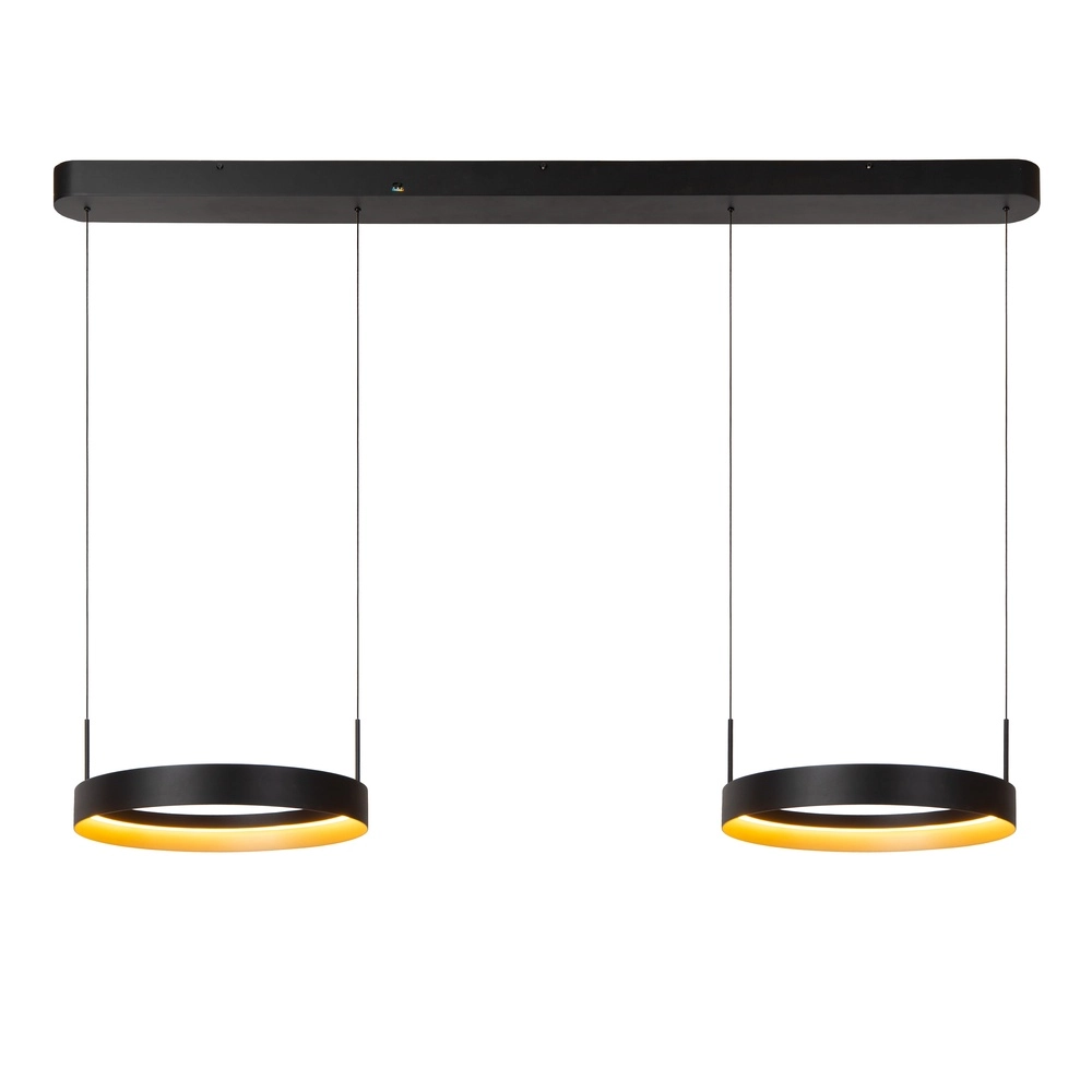 Double pendant lamp Radiant Black
