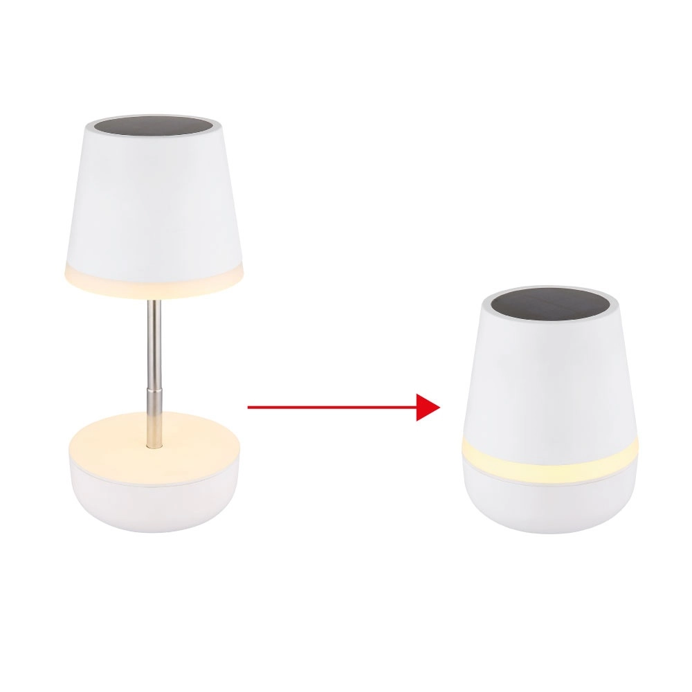 Solar table lamp Felina white Globo 9007371510504