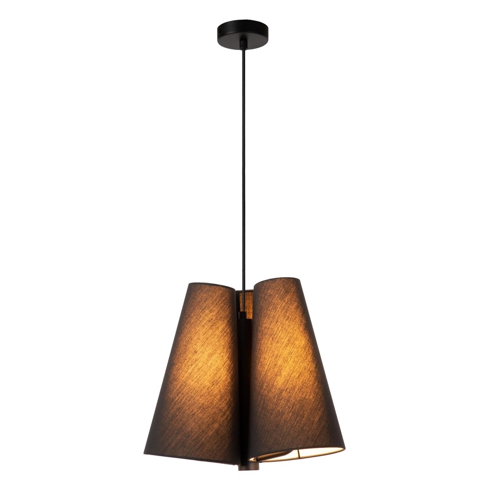Design pendant lamp Gregory Black Lucide 5411212303127