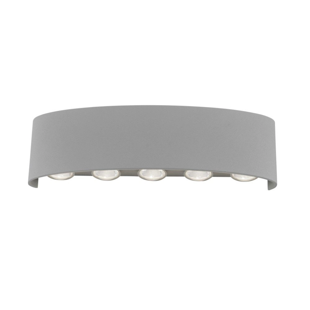 Design wall spot Carlo Up - Down 5-light gray