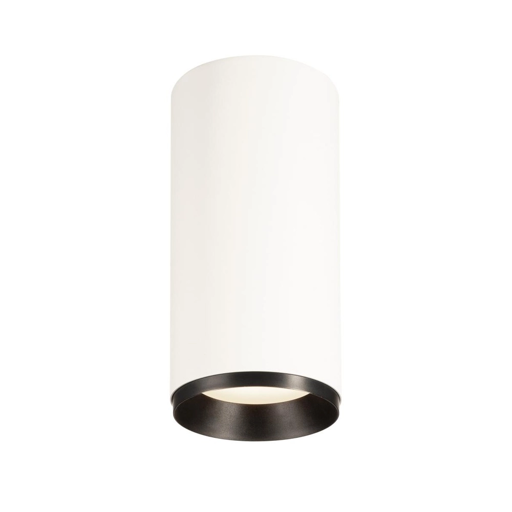 Surface-mounted spot Numinos L Dali cylinder white/black 4000K - 36deg