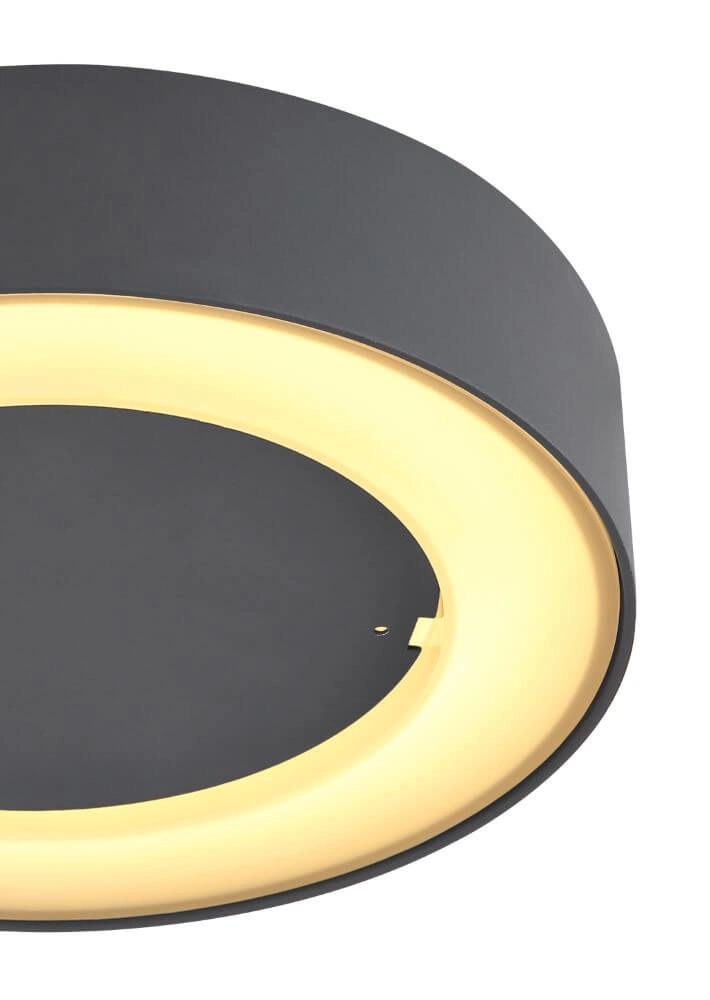 Anthracite ceiling lamp Sura for outside Globo 9007371416141