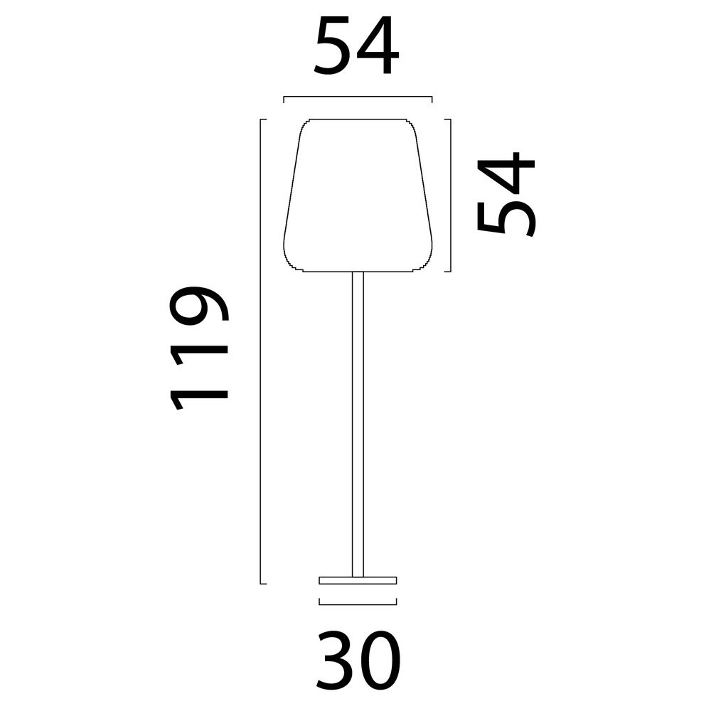 Sand Floor Lamp Carta Moody Ø 54cm Think Paper shade Masterlight 8718121419688
