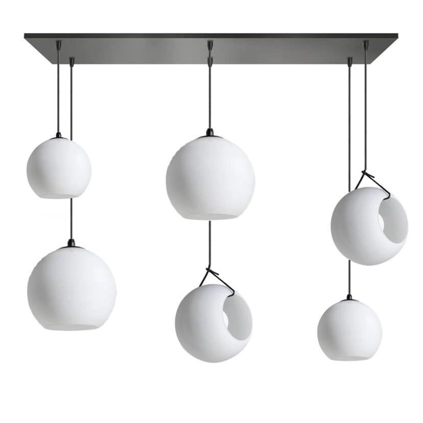 Glass pendant lamp Orb