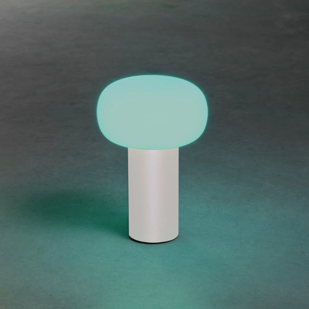 Rechargeable table lamp Antibes white KonstSmide 7318308262529