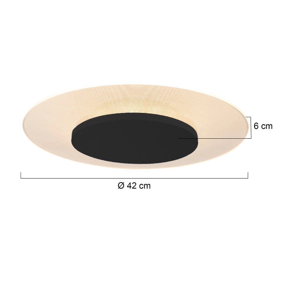 Design ceiling lamp Lido with LED Steinhauer 8712746132298