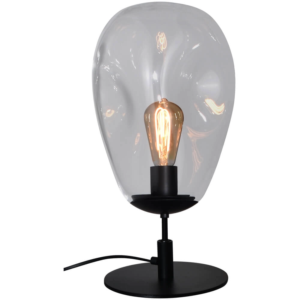 Table lamp Lava Oval Ø 22.5cm clear glass