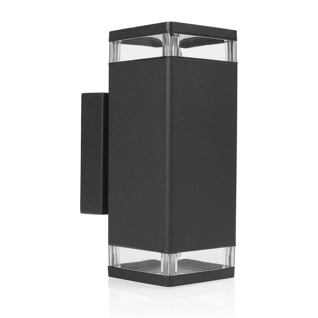 Square outdoor lamp Squbo black