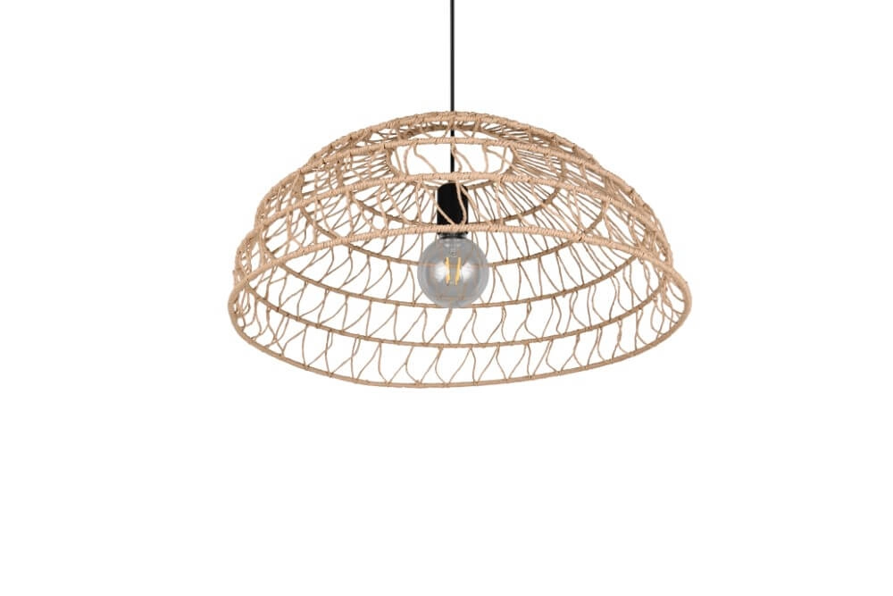Rattan pendant lamp Paulette Ø 60cm Trio 4017807637533
