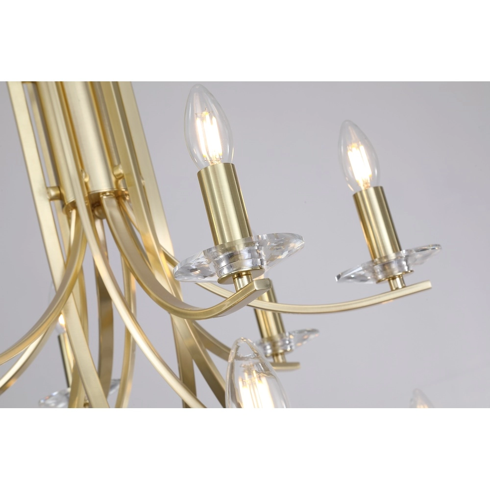 Chandelier Ascona 12-light Searchlight 5053423303680