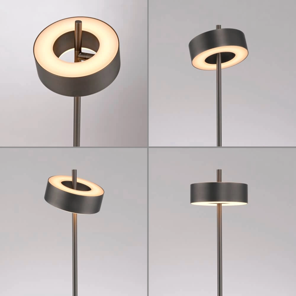 Brown table lamp Q-Rotate design Paul Neuhaus 4012248383216