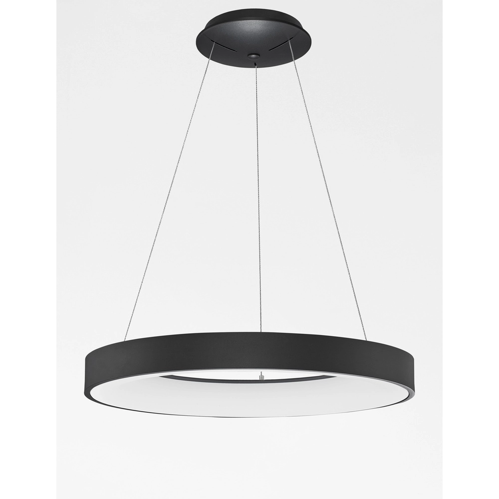 Pendant lamp Rando Thin black Ø 60cm