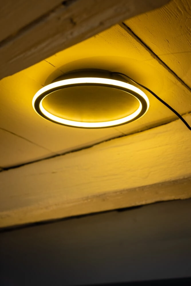 Ø 40cm led ceiling light Lois 40cm black ETH 8720195303183
