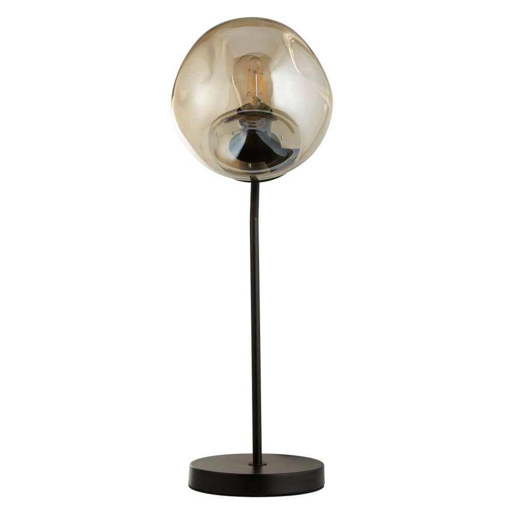 Black table lamp Punch design