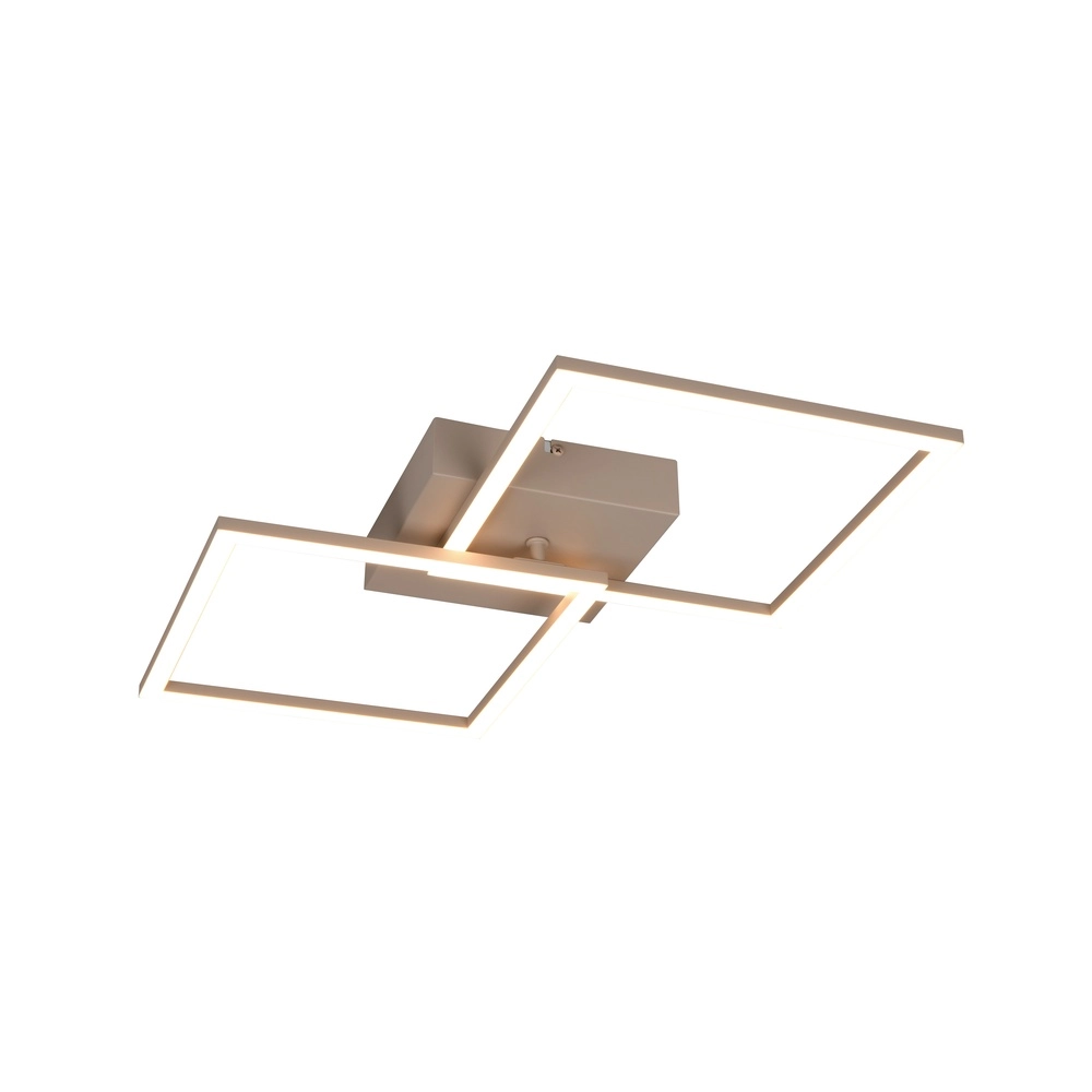 Modern ceiling lamp Trail 60cm sand brown