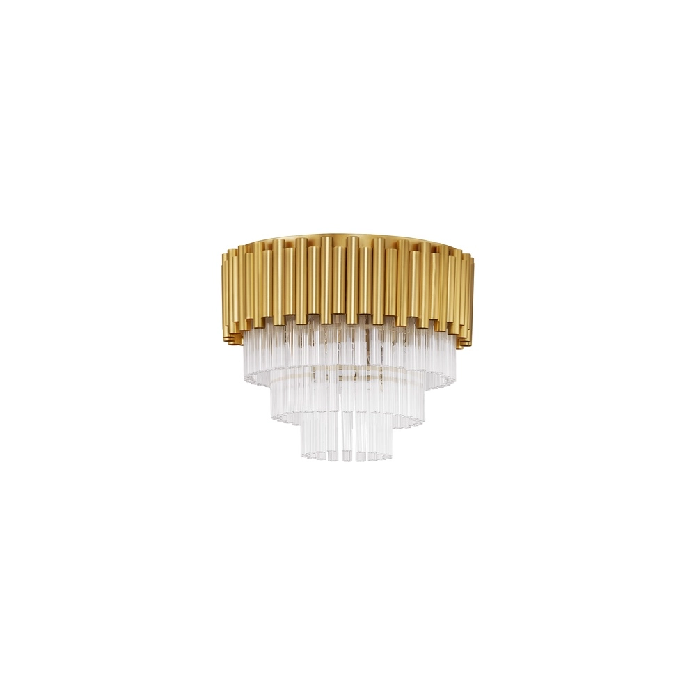 Ceiling lamp Magnolia gold with crystal Ø 40cm Lyora 5212017434999