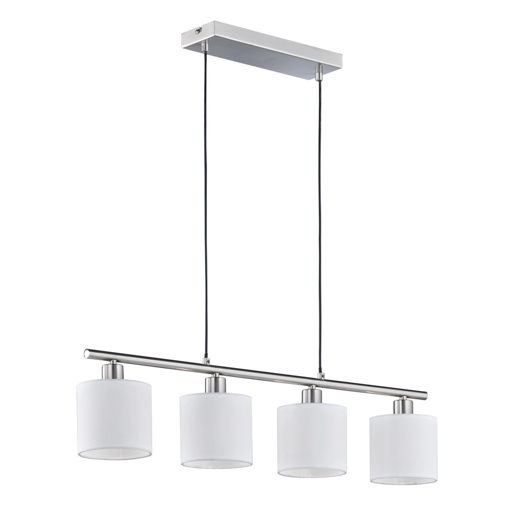 Dining room hanging lamp Tommy 4-light gray