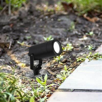 Black spike spot Splot Searchlight 5053423164861