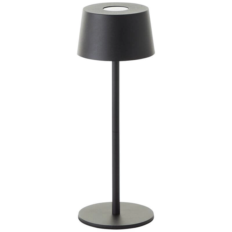 Rechargeable table lamp Jona black