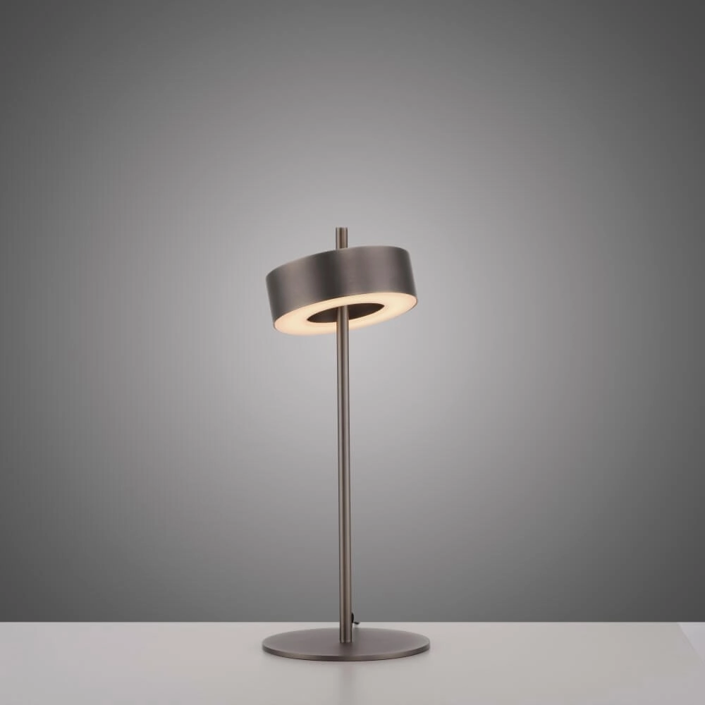 Brown table lamp Q-Rotate design Paul Neuhaus 4012248383216