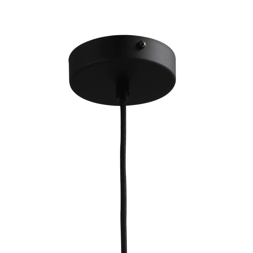 Hanging lamp Ø 30cm Bella 2 Black with smoke glass Masterlight 8718121260556
