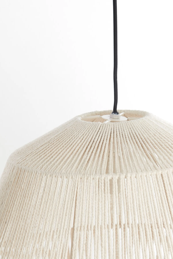 Scandinavian pendant lamp Deya cream Ø 45cm Light & Living 8717807744960