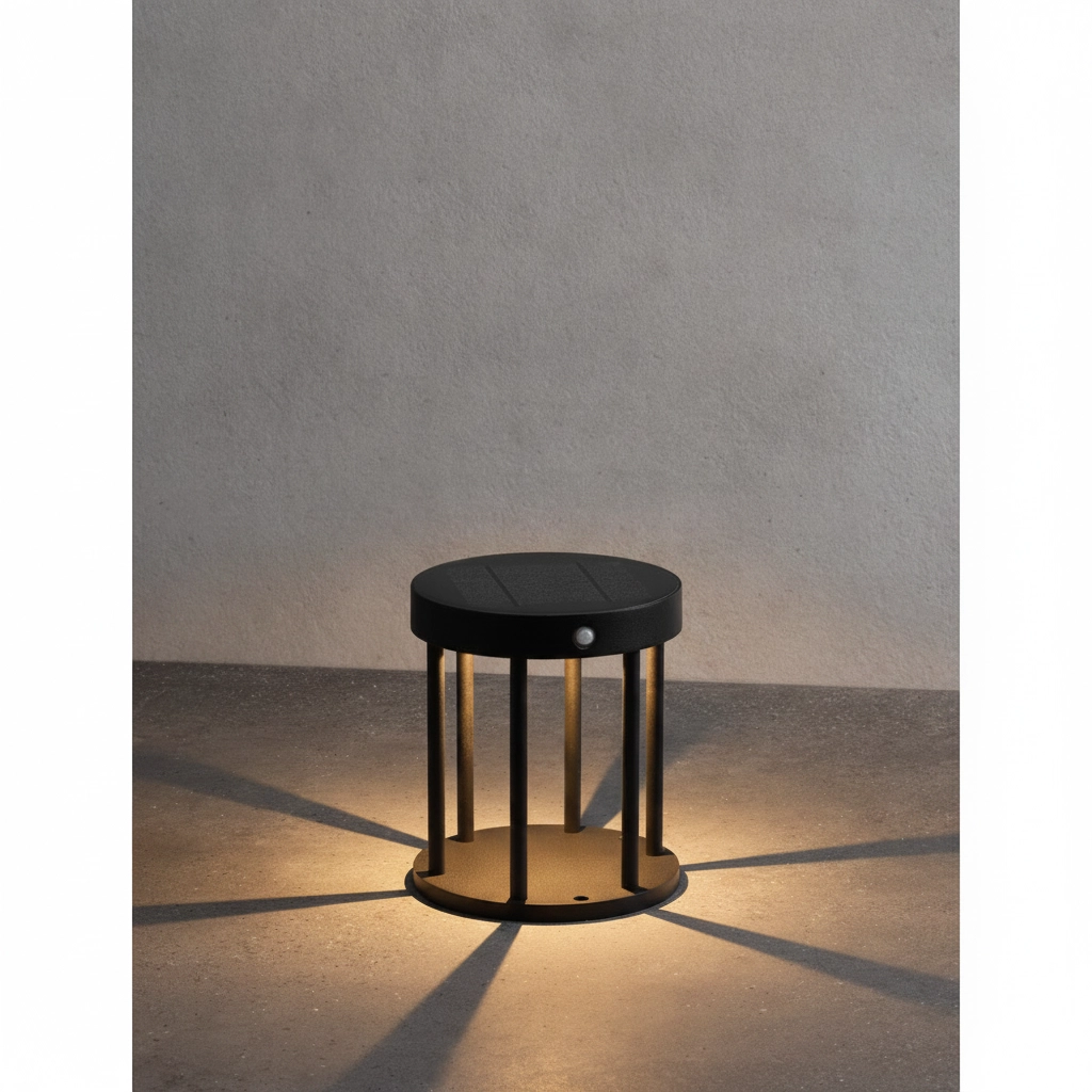 Solar garden lamp Aigo anthracite 18cm