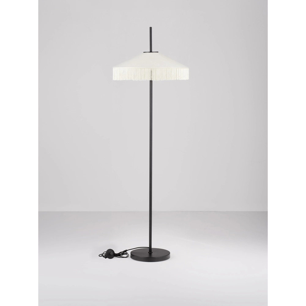Tiffany Floor Lamp Velvy beige Lyora 5212017493828