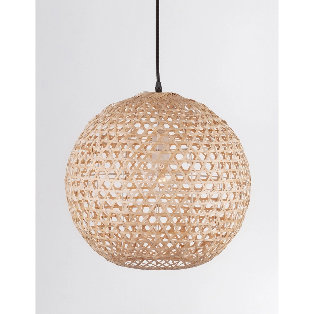 Pendant lamp Melody rattan ball Ø 40cm