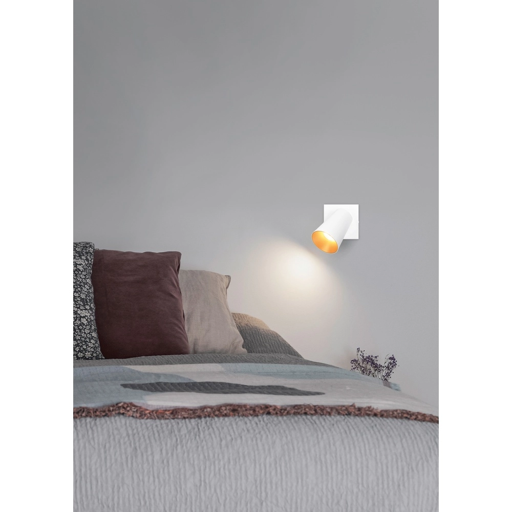 Wall spotlight Sharp white with switch Trio 4017807627749