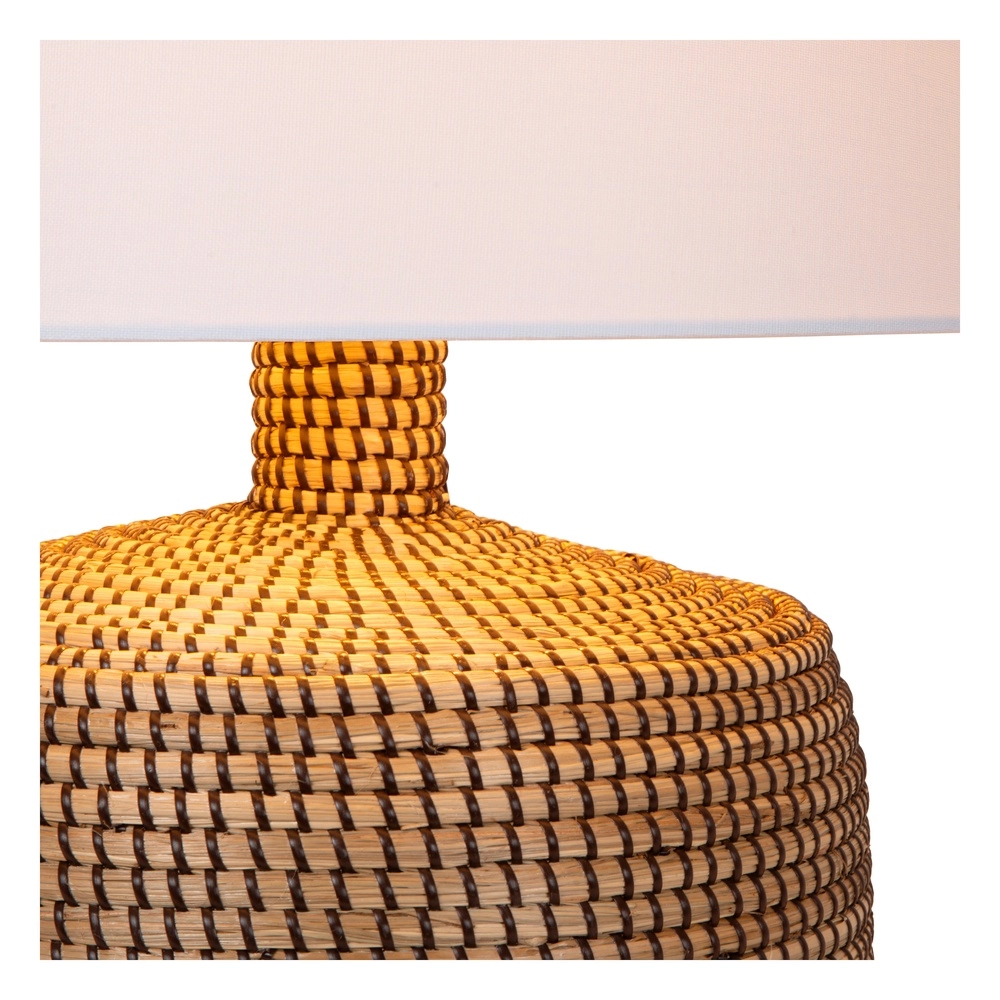 Table lamp Ambala Ø 45cm - seagrass brown Premium by Lucide 5411212106117