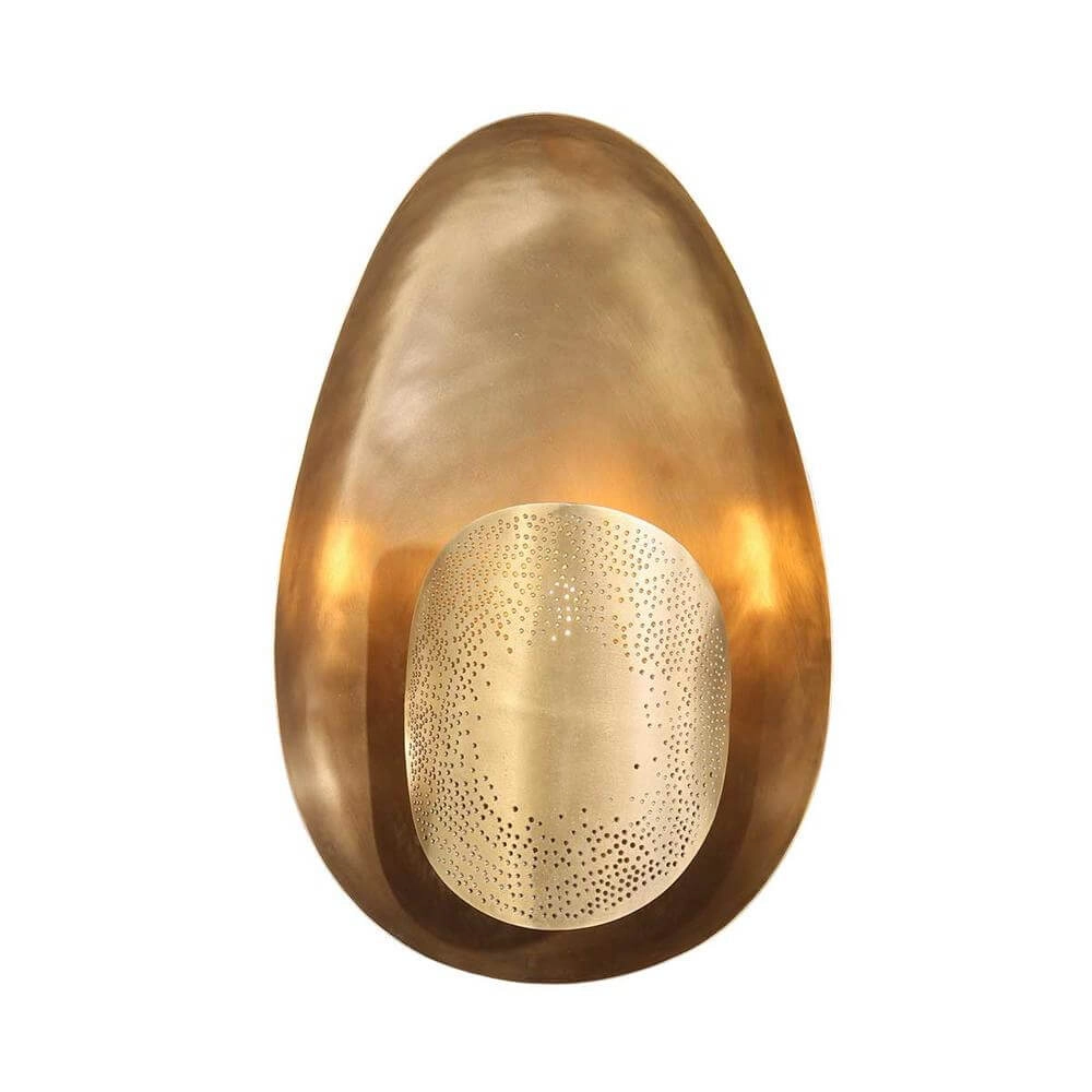 Oval wall lamp Brass bronze Steinhauer 8712746171655