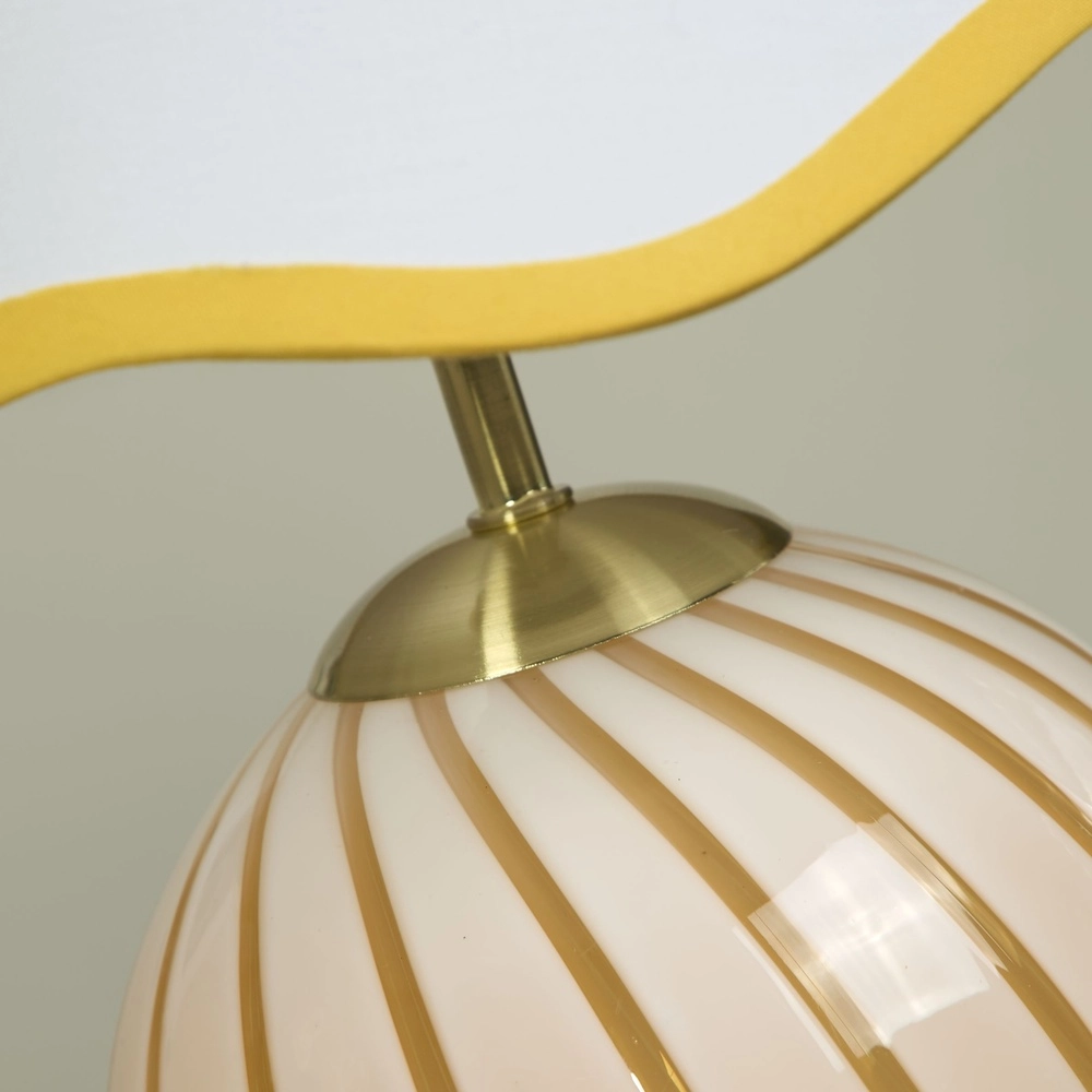 Nice table lamp Celine yellow Searchlight 5053423305967