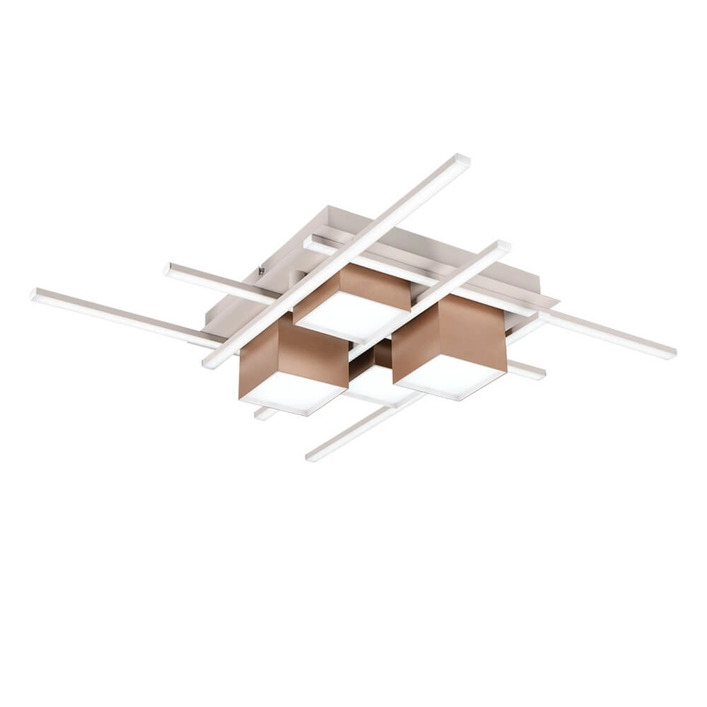 Design ceiling lamp Roger coffee brown Trio 4017807640113