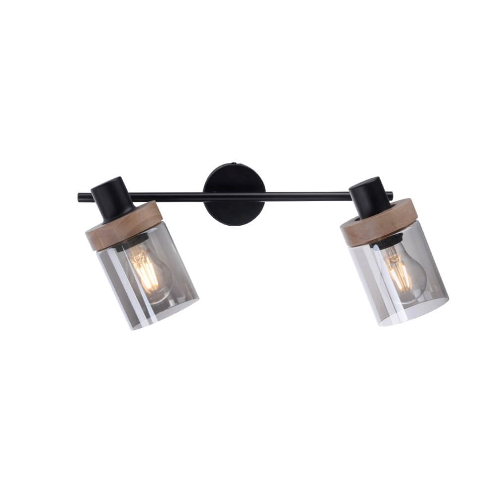 Ceiling lamp Pasqual 2-light black Just Light 4043689986117